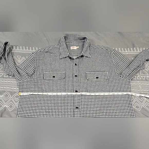 Faherty Men's Legend Sweater Shirt In Encinitas Gingham Size XL - Picture 5 of 6